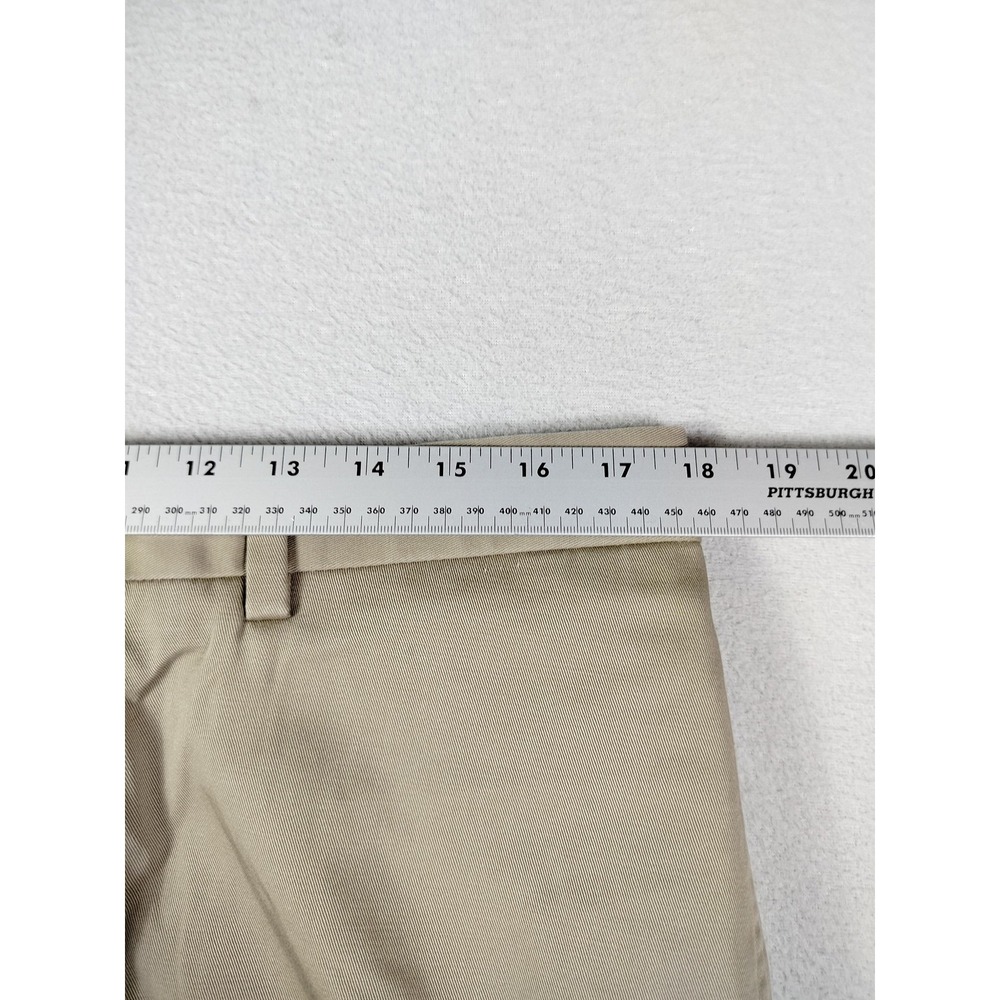 Eddie Bauer Pants Mens 35 Beige Wrinkle Resistant Classic Fit Chino Khakis - Picture 12 of 12